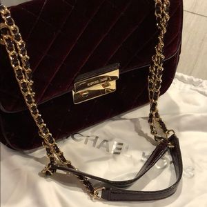 GORGEOUS!!! Michael Kors velvet plum sloan bag